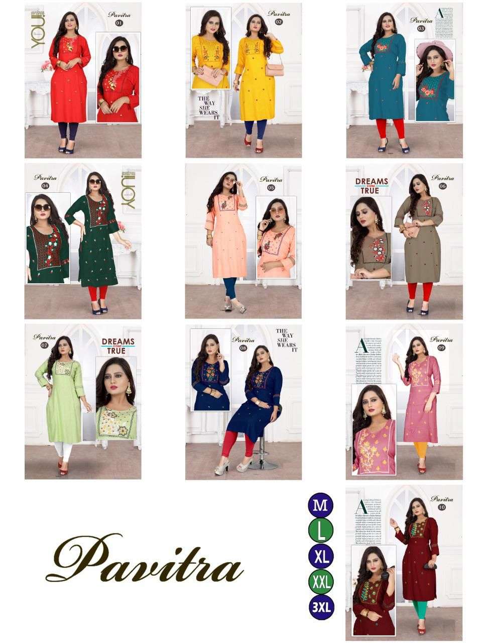 NEW AAGYA PAVITRA Heavy Embroidered Work Kurti Wholesale catalog