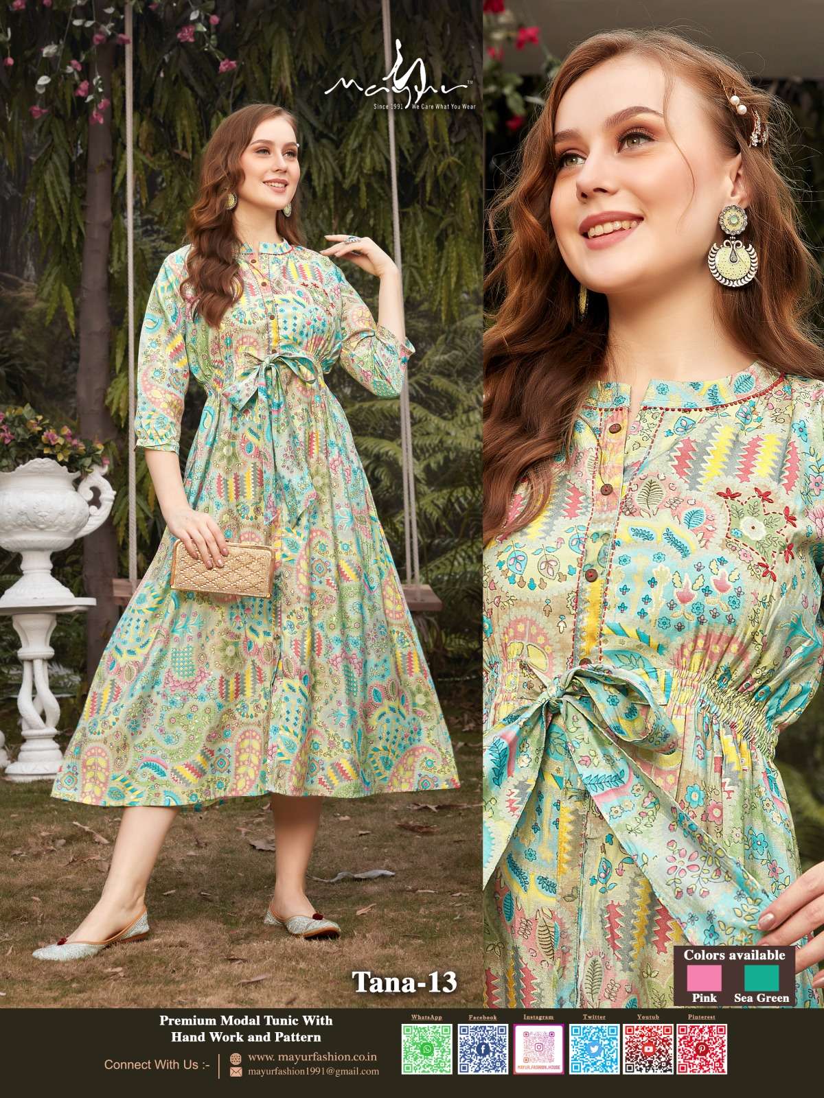 New Lunch vol-2 Tunic Kurti Wholesale catalog