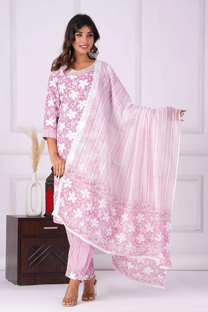 New Lunch Vol - 3 COTTON 60:60 KURTI Wholesale catalog