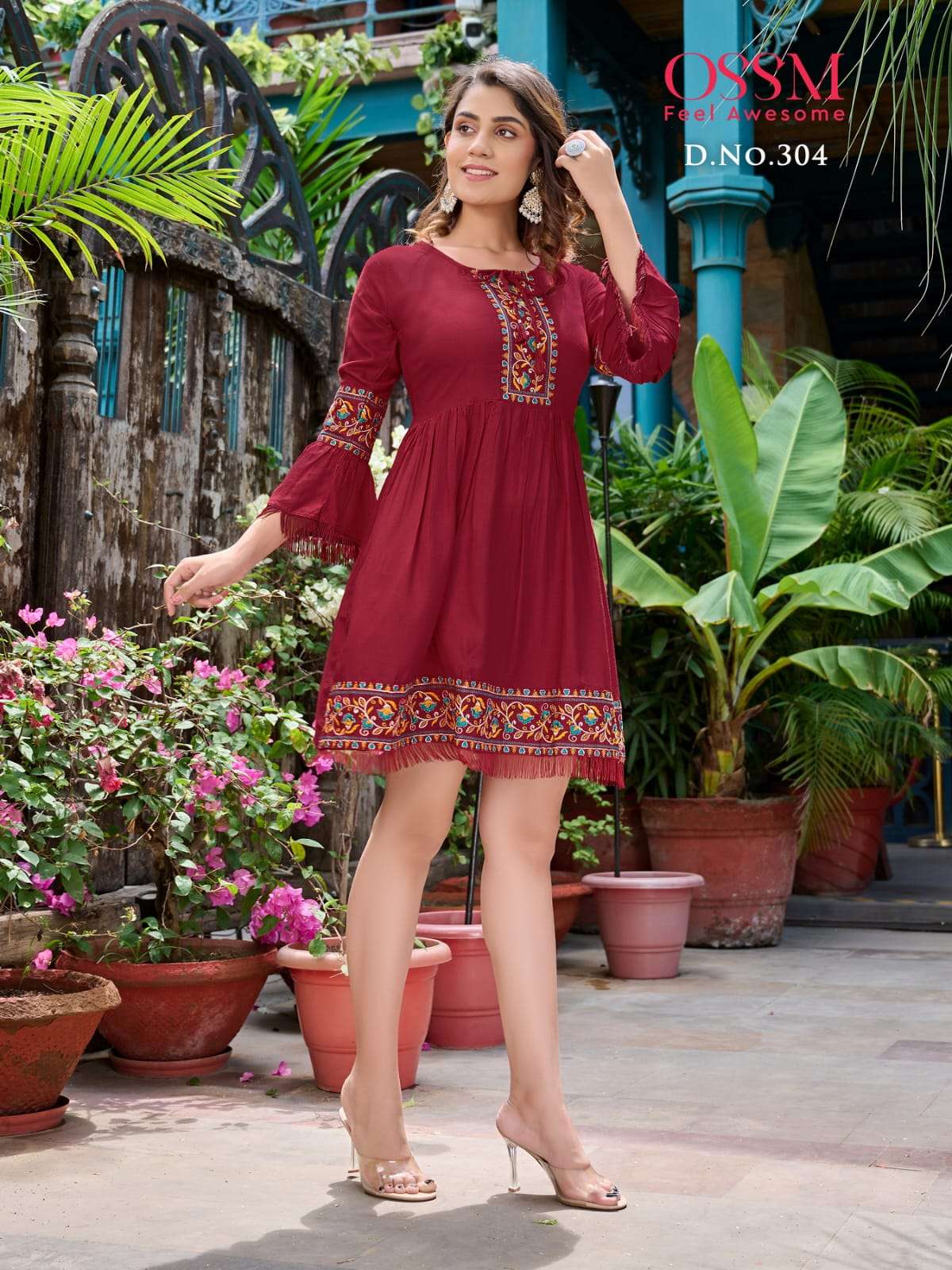 OSSM Cherry Vol 03 Fancy Shorties Kurti Wholesale catalog