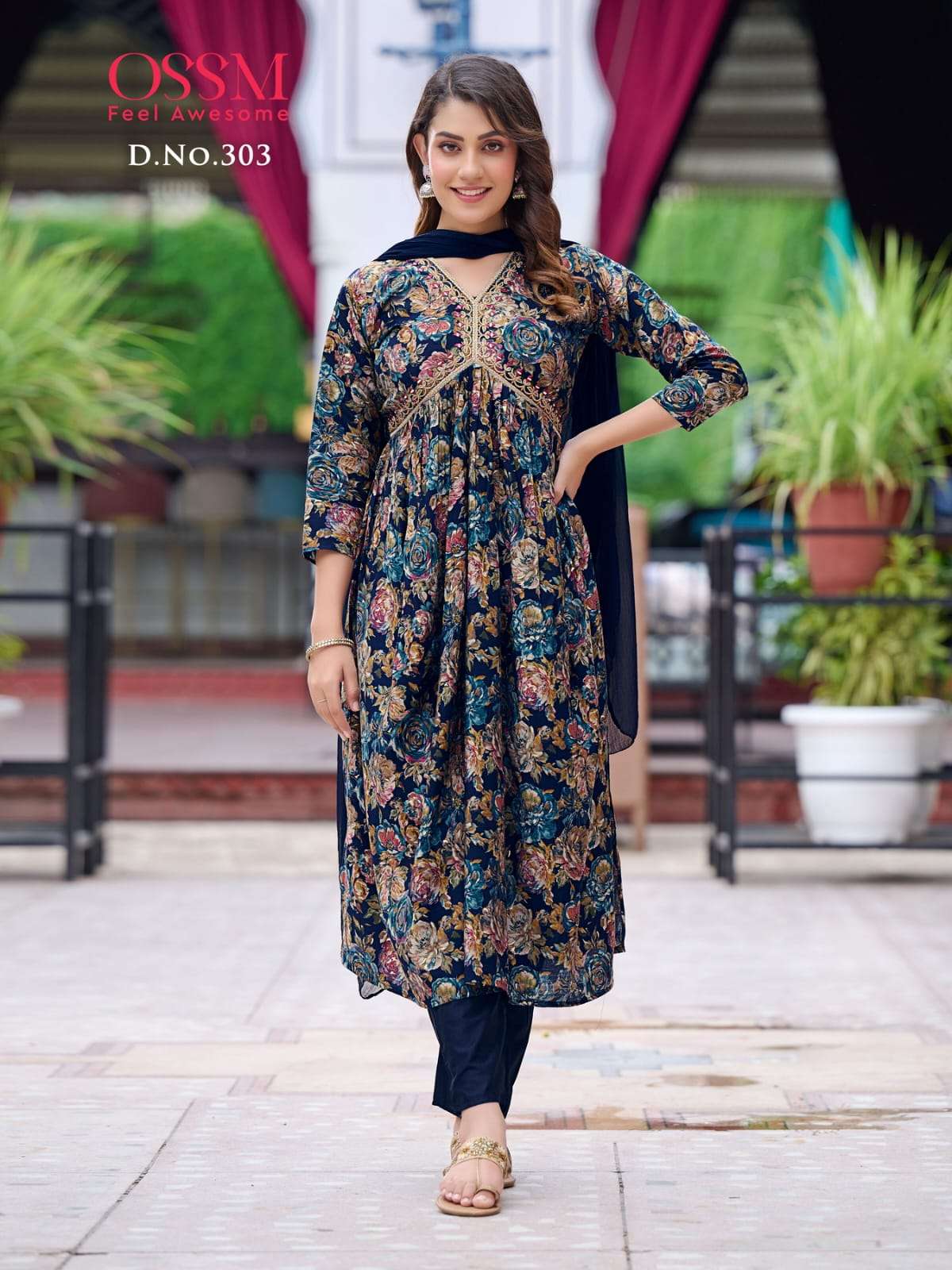 OSSM RESHAM vol 03 ALIA Kurti Wholesale catalog
