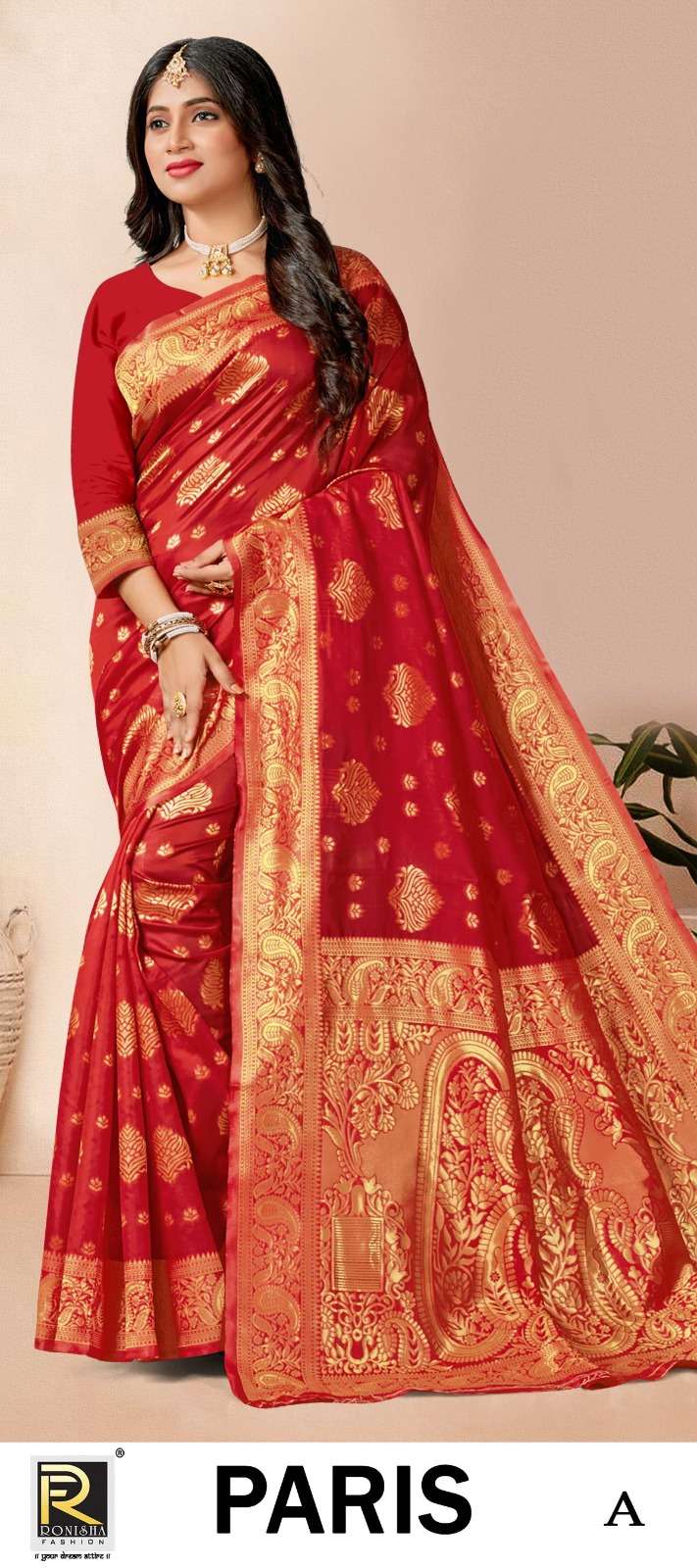 PARIS  BY RONISHA SAREE SILK FABRICS SUPER HIT COLLECTION 