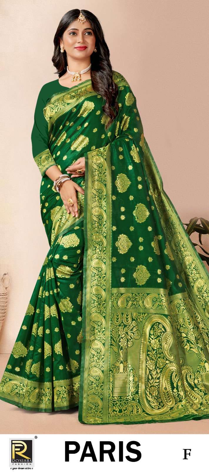 PARIS  BY RONISHA SAREE SILK FABRICS SUPER HIT COLLECTION 