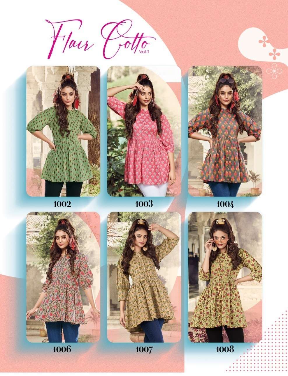 PASSION TREE FlAIR COTTO VOL.1 Kurti Wholesale catalog