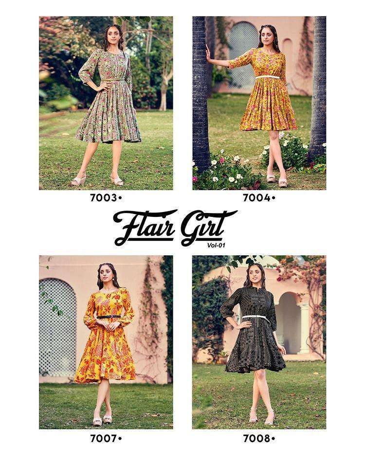 PASSION TREE FlAIR GIRL VOL-1 Kurti Wholesale catalog