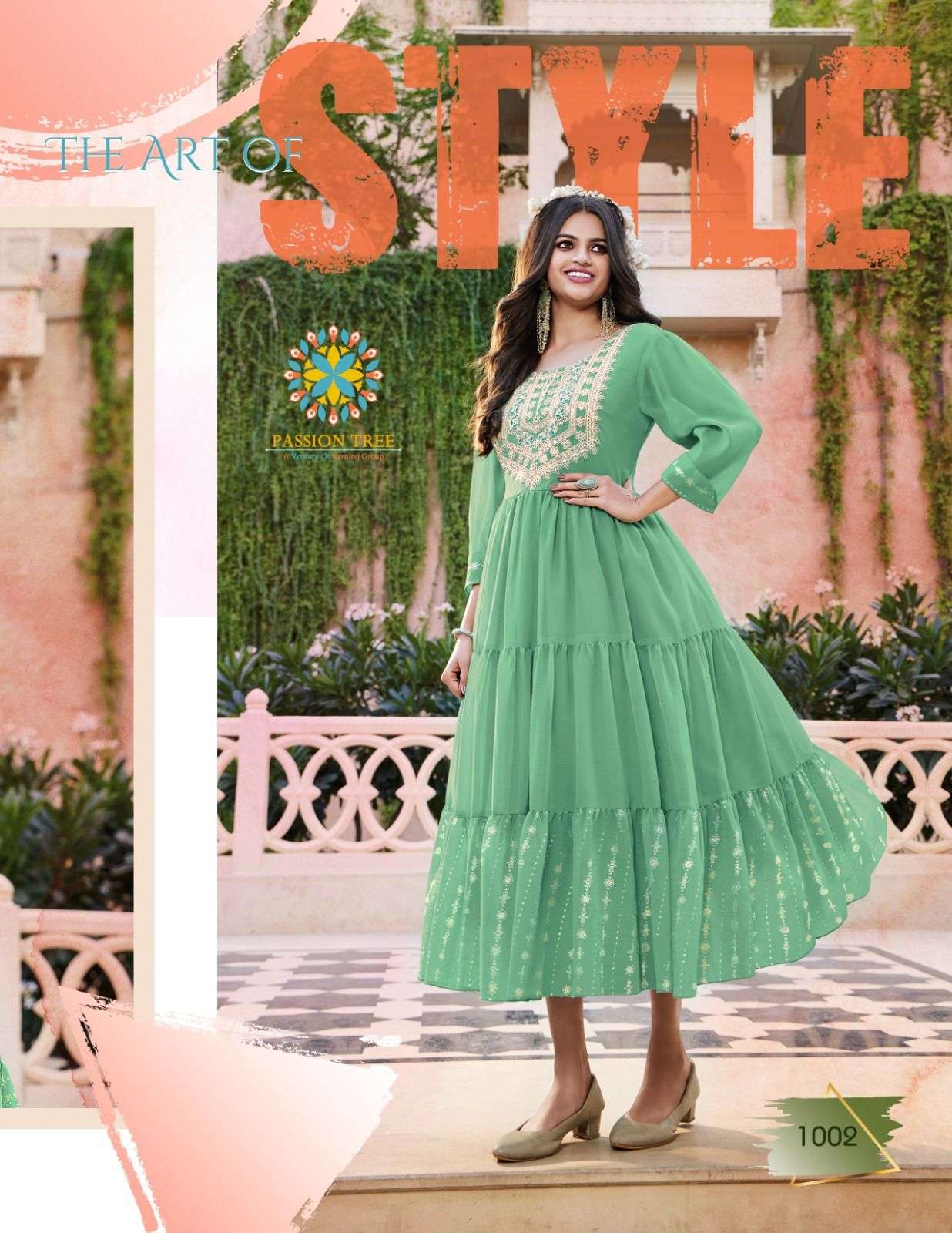 PASSION TREE FlAIR GLORY VOL-1 Gown Kurti Wholesale catalog