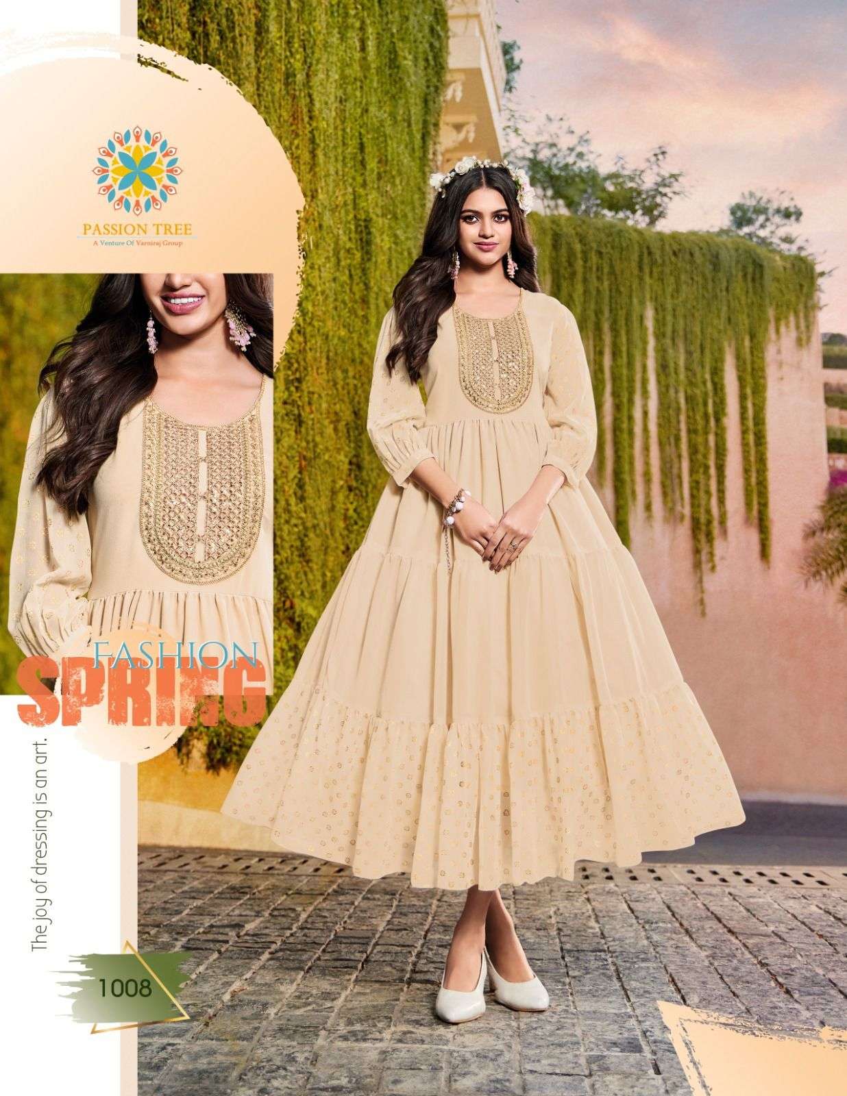 PASSION TREE FlAIR GLORY VOL-1 Gown Kurti Wholesale catalog