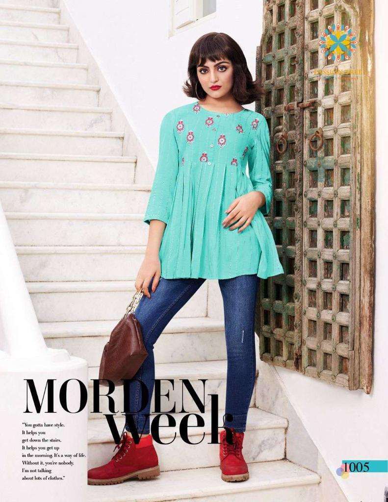 PASSION TREE FlAIR STUDIO VOL.2 TUNIC TOPS KURTI WHOLESALE CATALOG