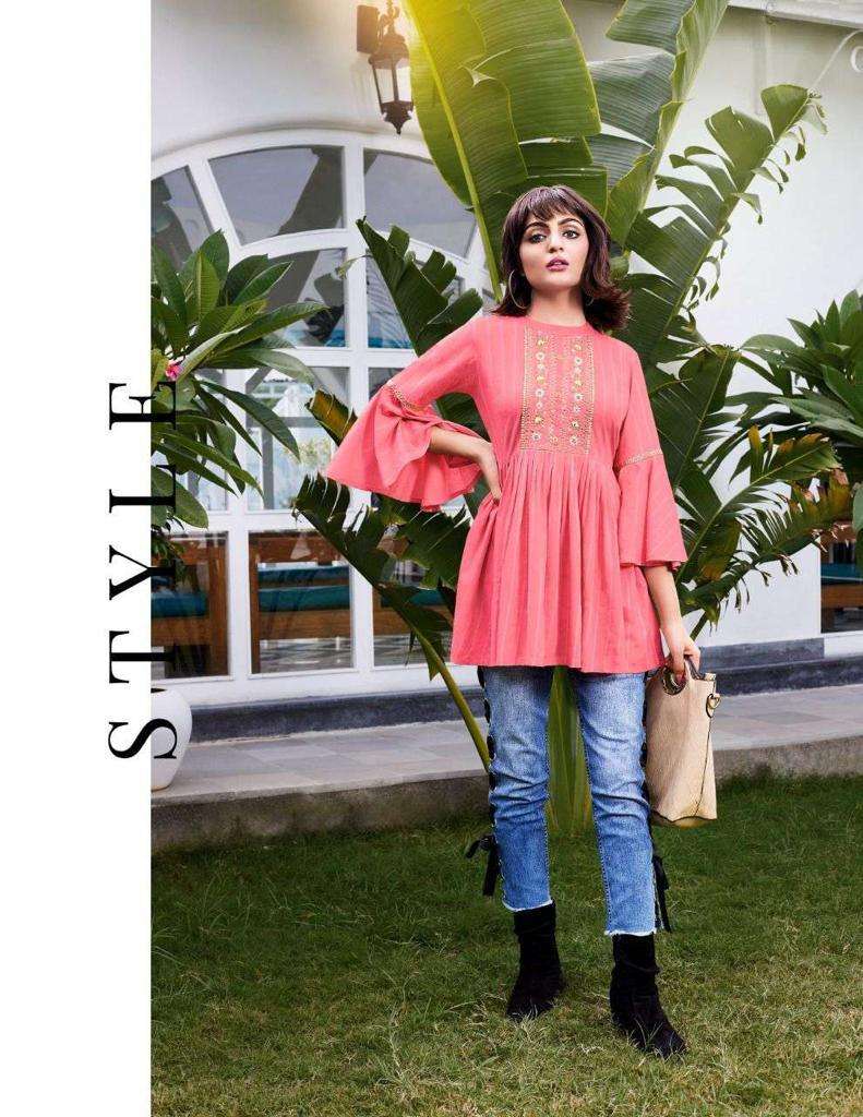 PASSION TREE FlAIR STUDIO VOL.4 TUNIC TOPS KURTI WHOLESALE CATALOG