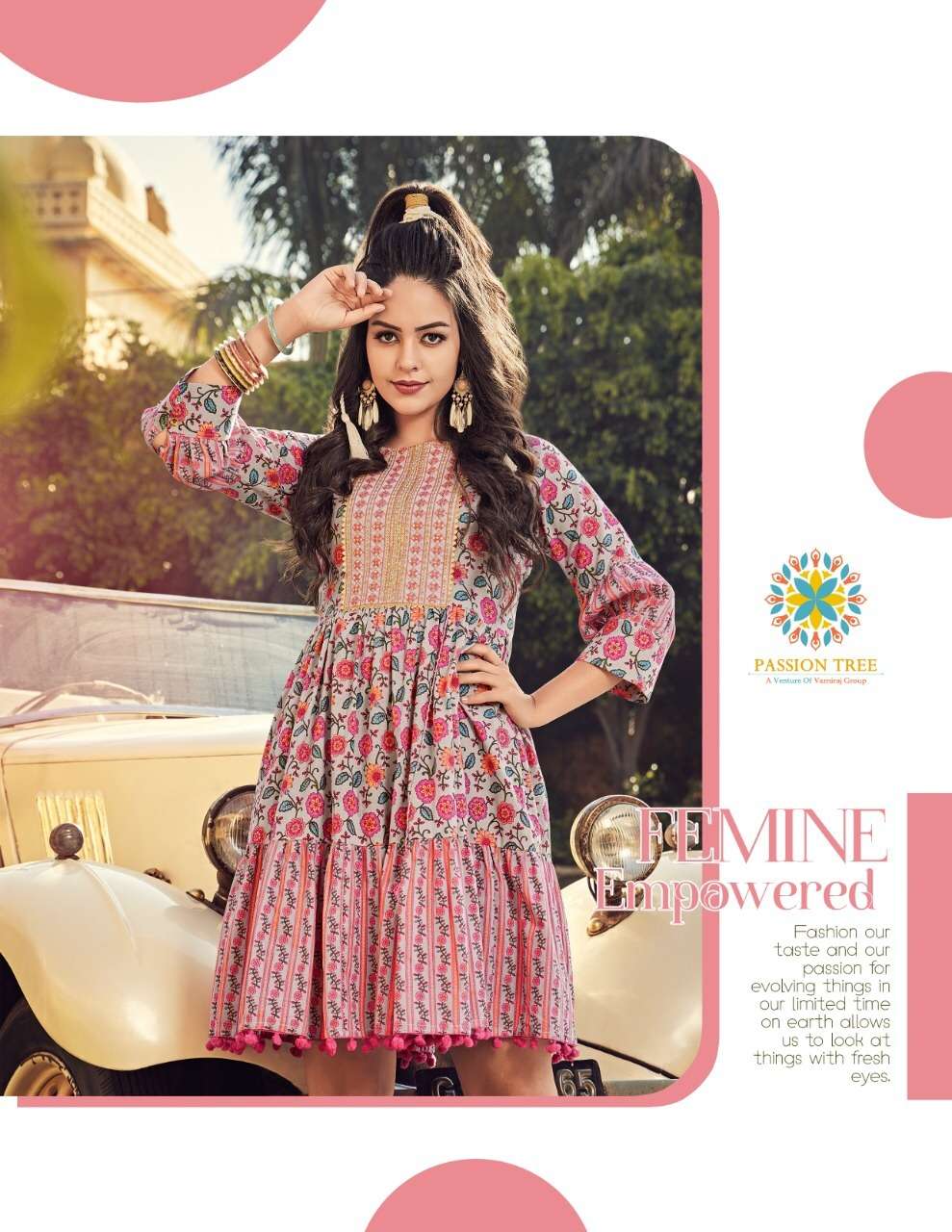 PASSION TREE FlAIR TALK VOL.2 TUNIC TOPS KURTI WHOLESALE CATALOG