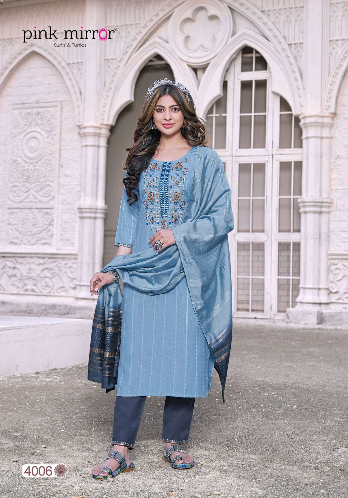 PINK MIRROR MOMENT Kurti Wholesale catalog