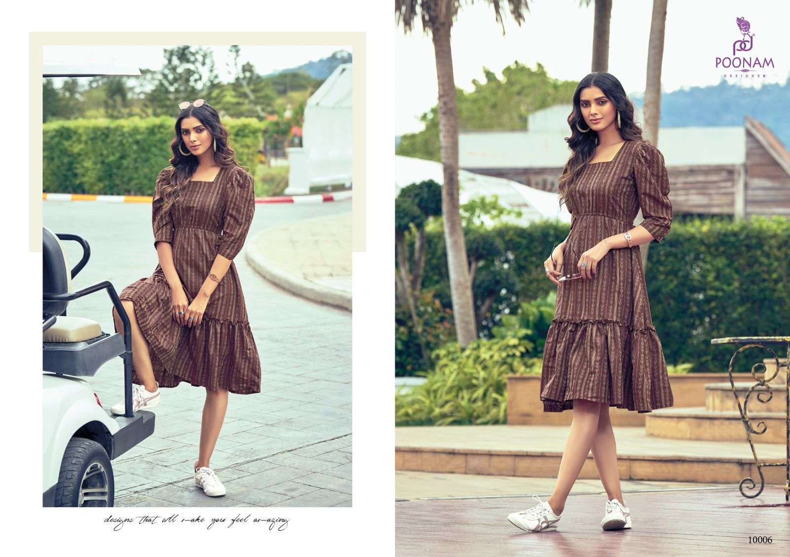 POONAM DESIGNER Stella Cotton Kurti Wholesale catalog