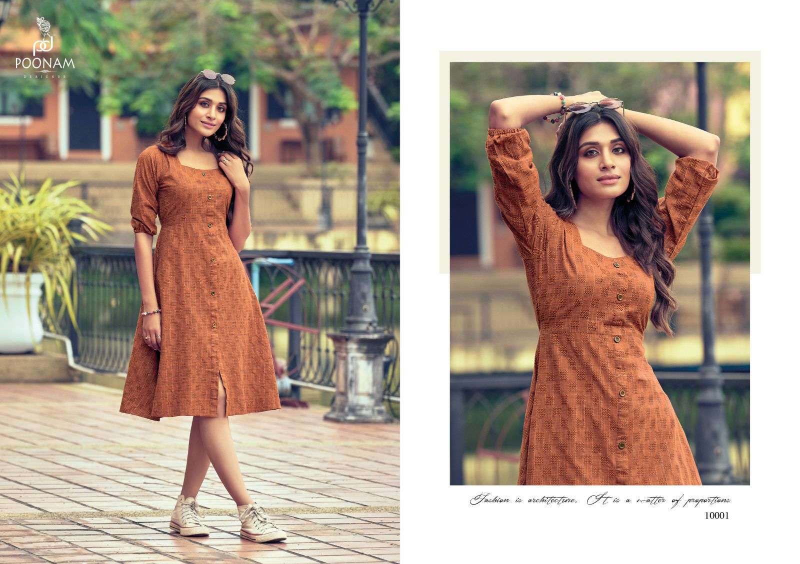 POONAM DESIGNER Stella Cotton Kurti Wholesale catalog