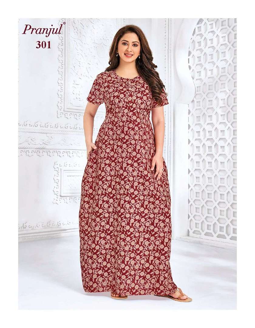 Pranjul Pragati Nighties Vol-5 - Wholesale Catalog
