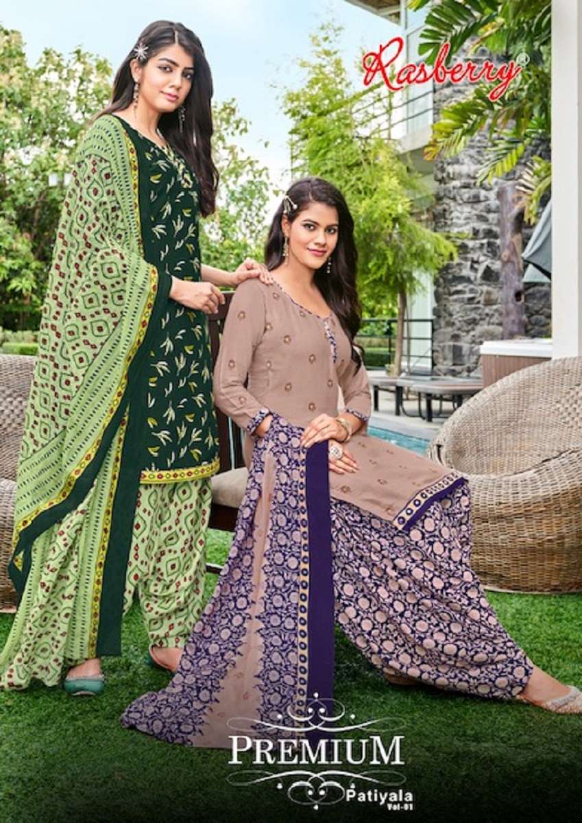 Premium Rasberry Patiyala Vol-1 – Dress Material - Wholesale Catalog