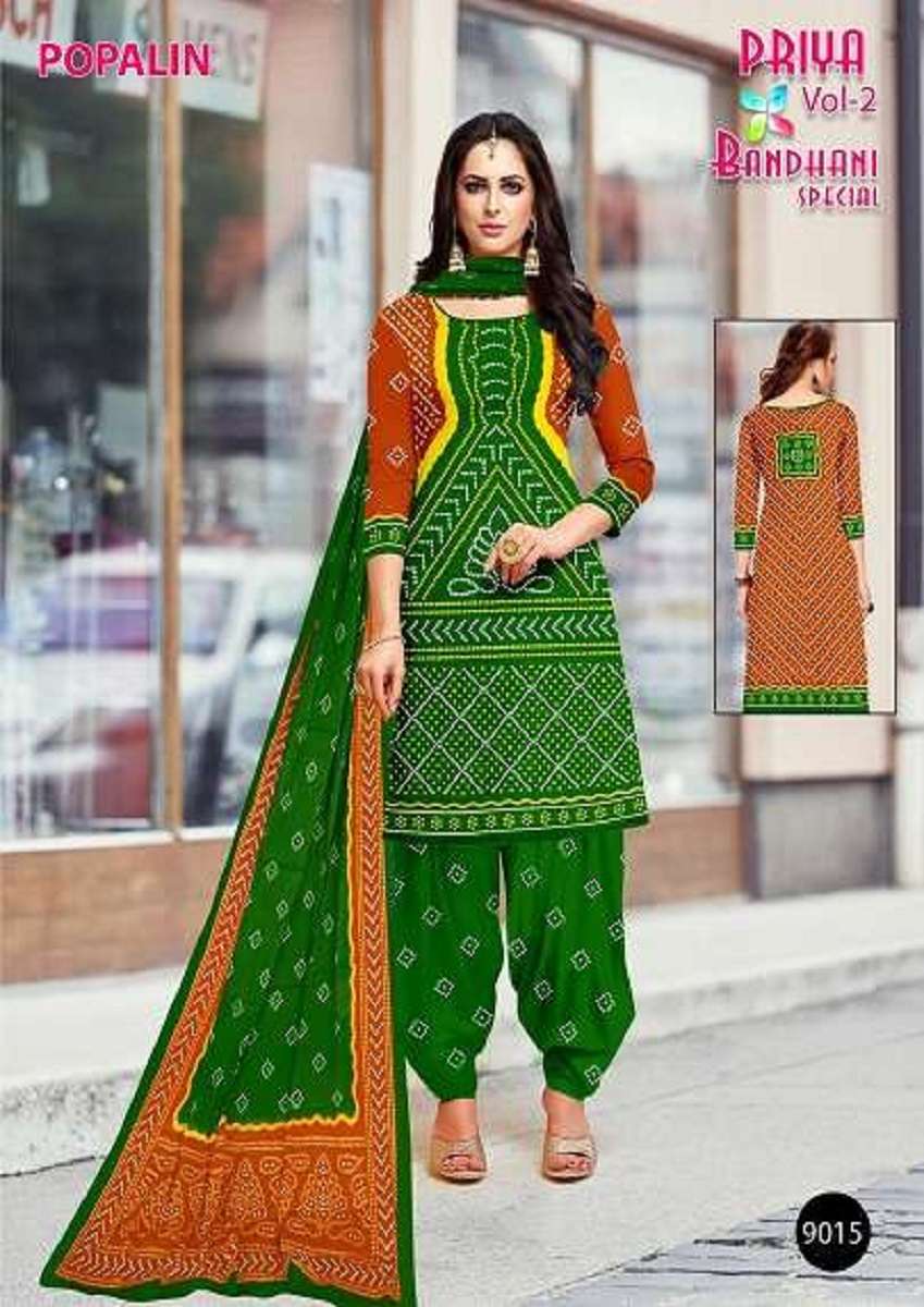 Priya Bandhani Special Popalin Vol-2 – Dress Material