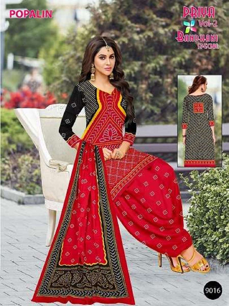 Priya Bandhani Special Popalin Vol-2 – Dress Material