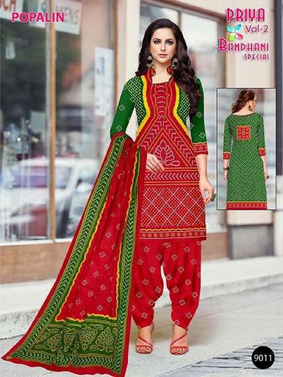 Priya Bandhani Special Popalin Vol-2 – Dress Material