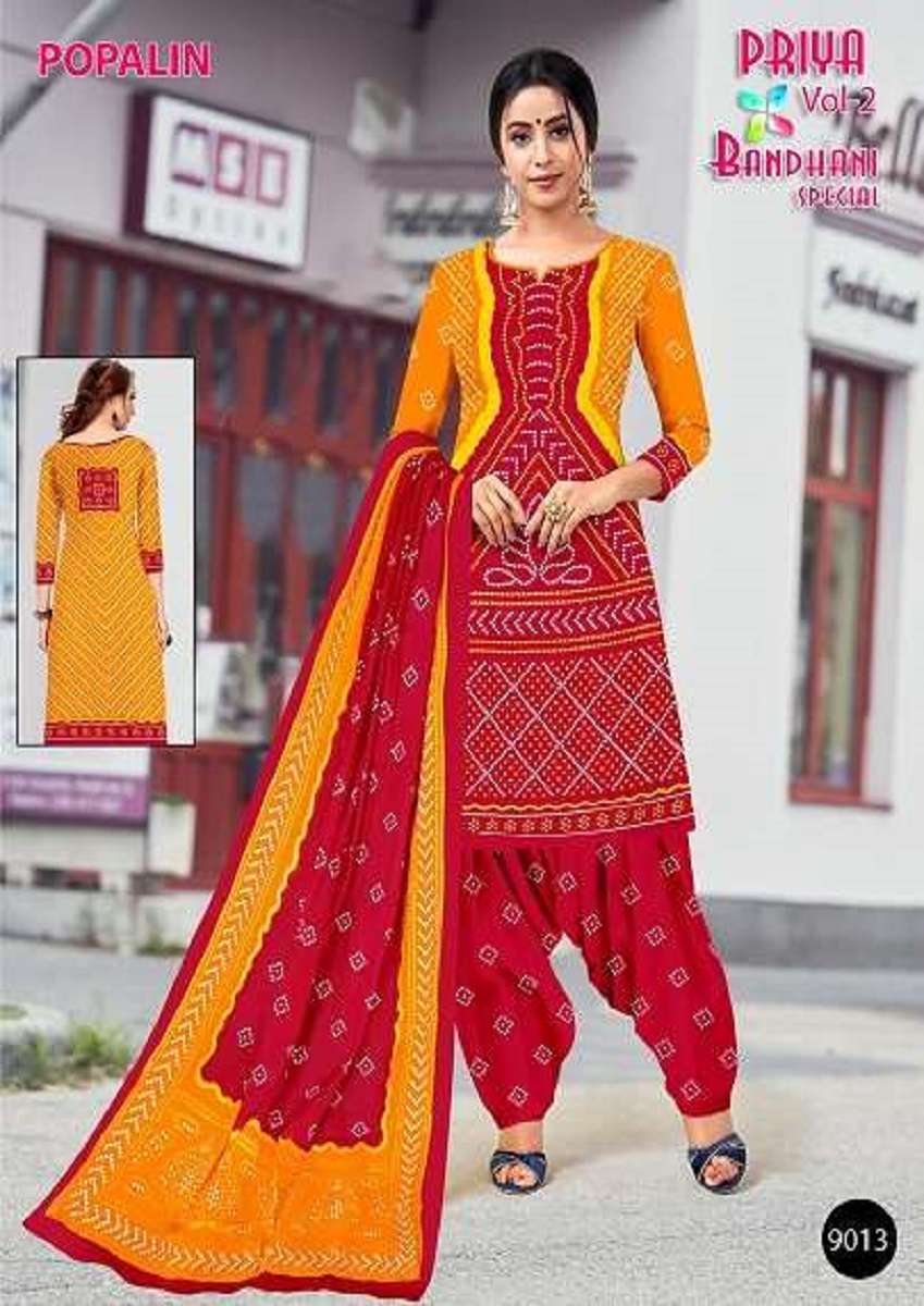 Priya Bandhani Special Popalin Vol-2 – Dress Material