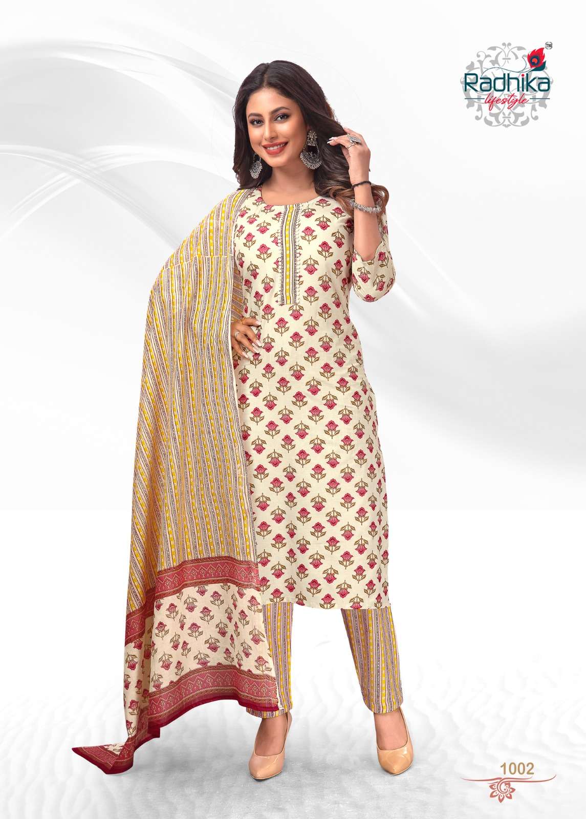 RADHIKA LIFE STYLE   Rang munch vol-1 Cotoon Kurti Wholesale catalog