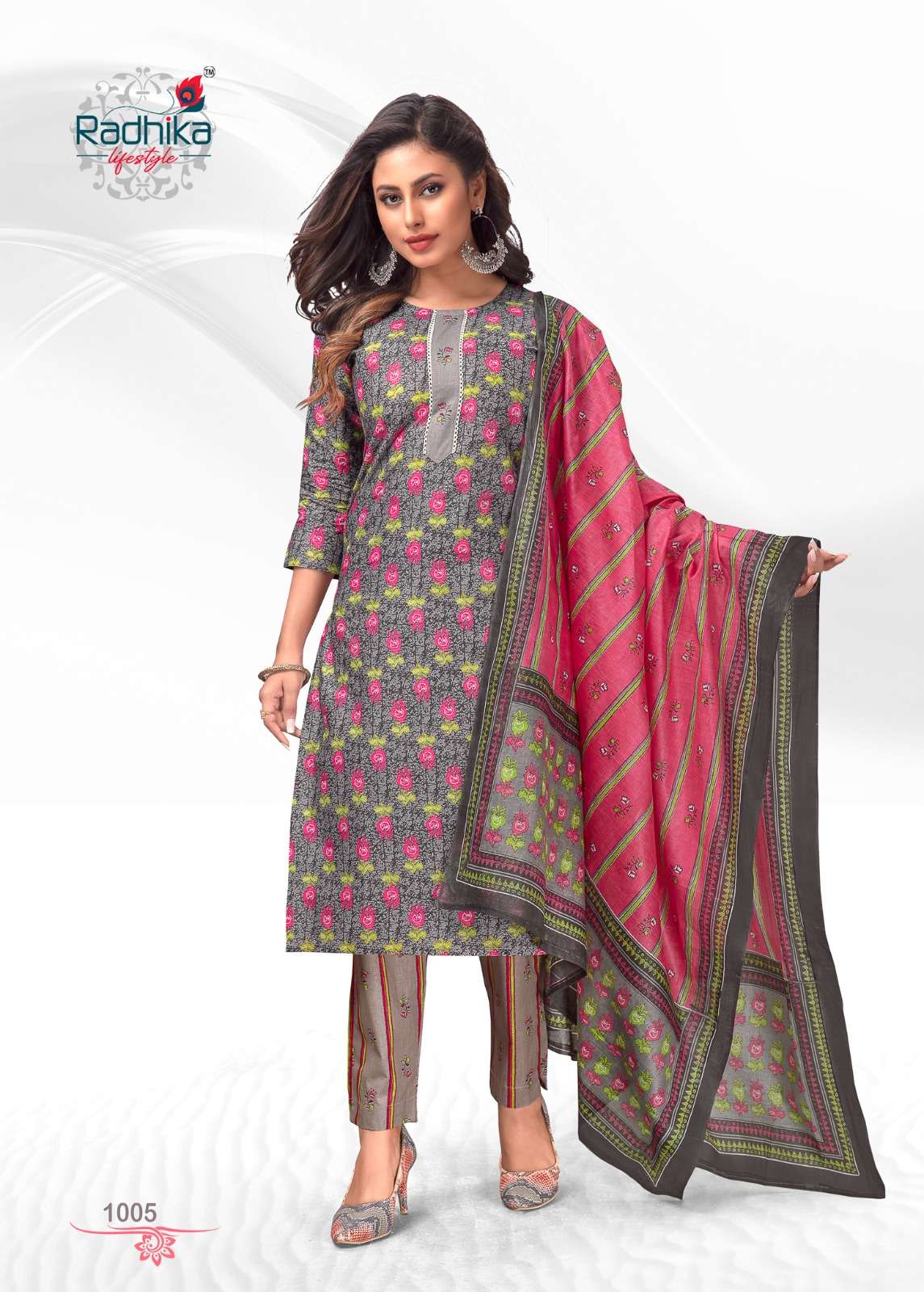 RADHIKA LIFE STYLE   Rang munch vol-1 Cotoon Kurti Wholesale catalog