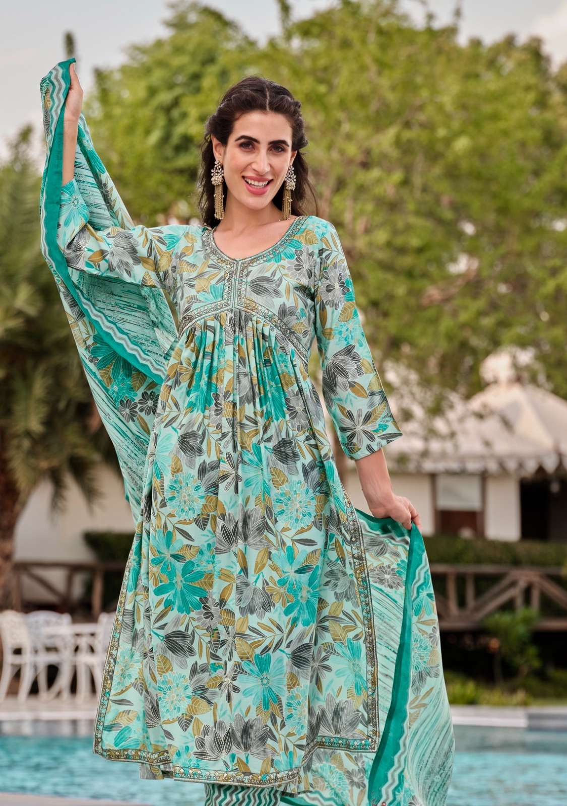 RADHIKA LIFE STYLE Vol-3 Alia CUT GOWN Kurti Wholesale catalog