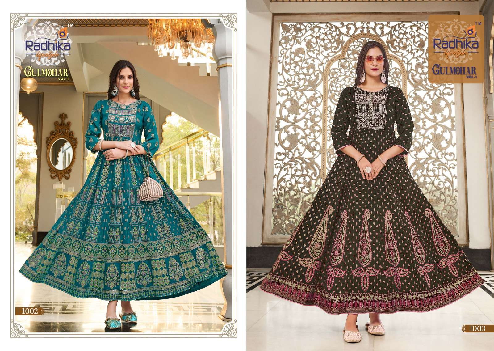 RADHIKA lifestyle GULMOHAR VOL 1 Kurti Wholesale catalog