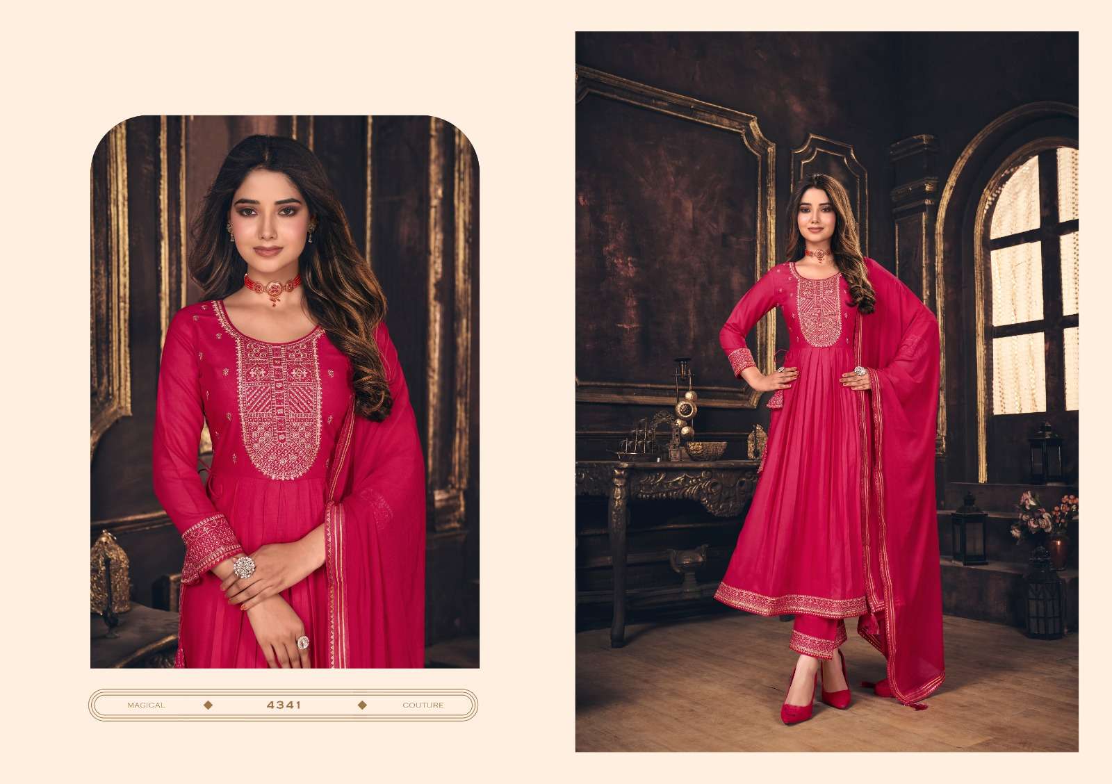 Rangoon MAHIMA Naira Cut Kurti Wholesale catalog
