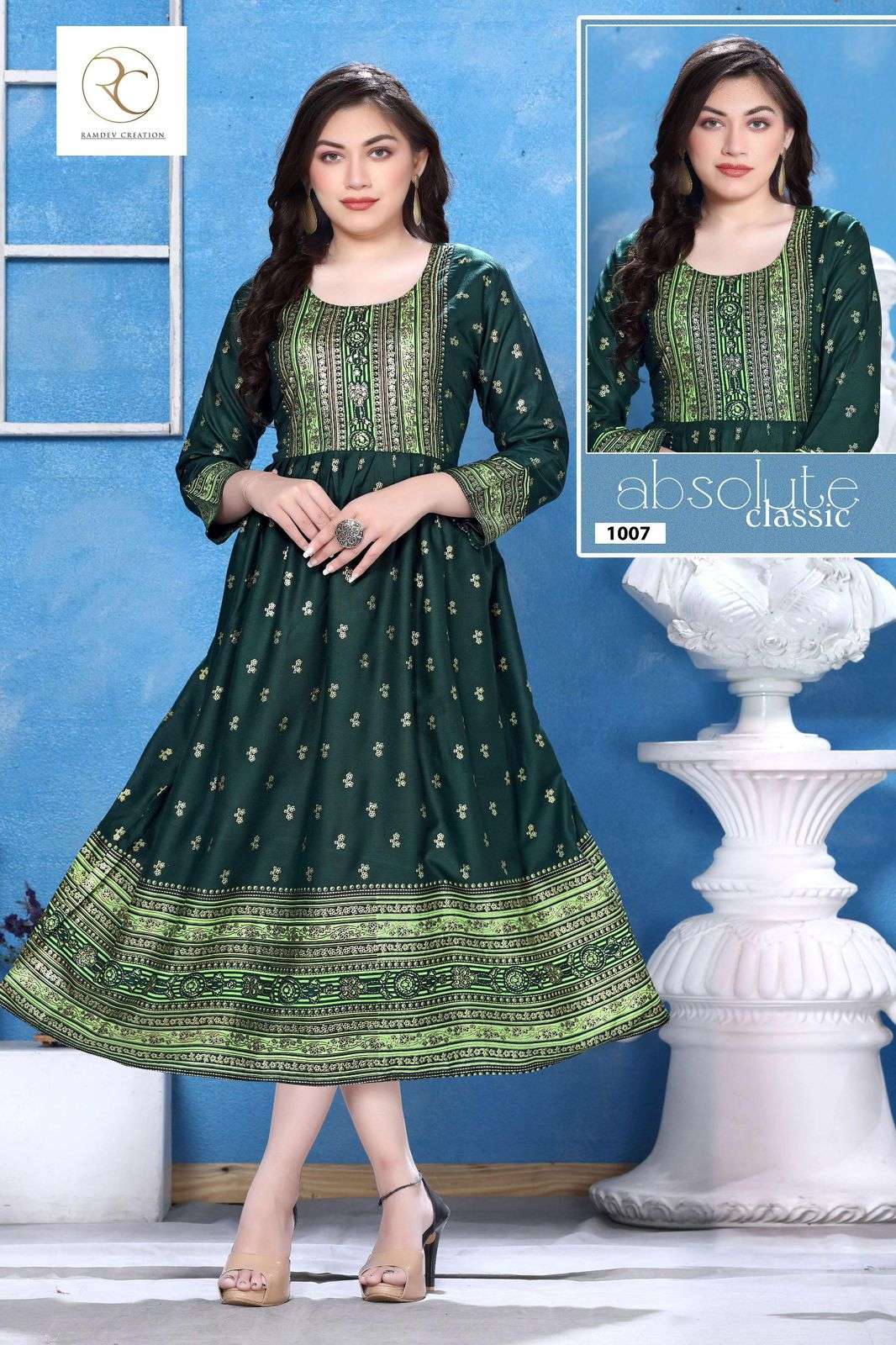 RC LAKME VOL.2 Ghera Manual Sequence Work Kurti Wholesale catalog