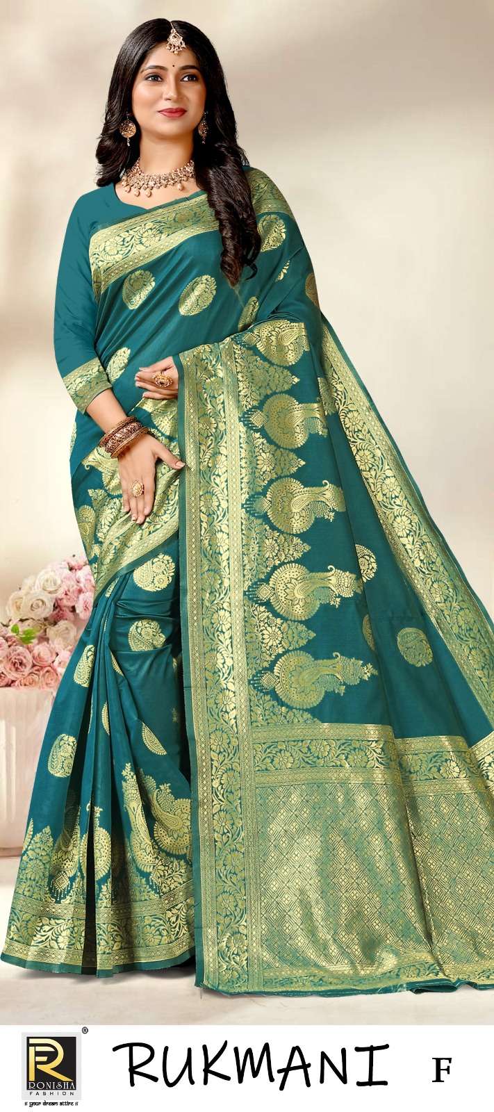 RUKMANI  BY RONISHA SAREE SILK FABRICS SUPER HIT COLLECTION 