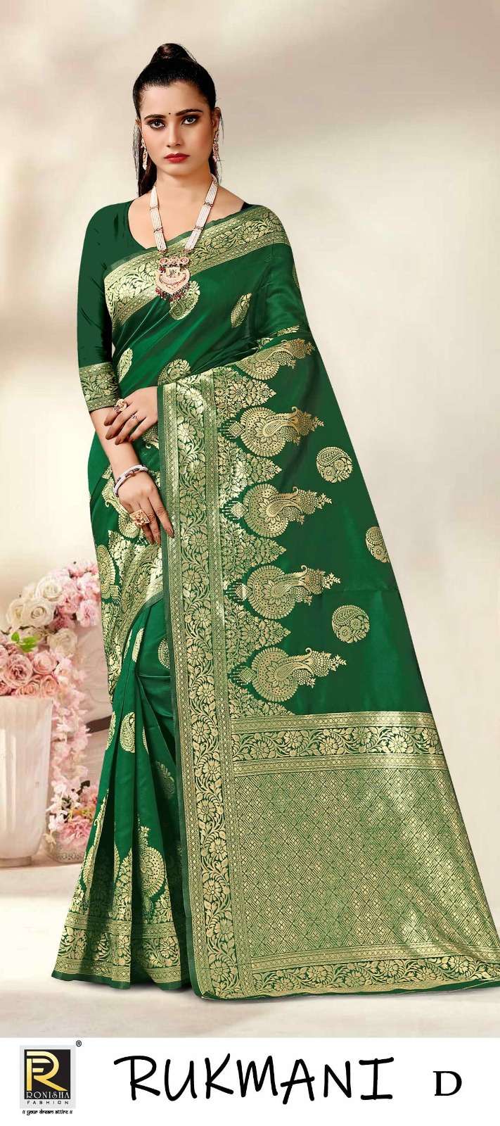 RUKMANI  BY RONISHA SAREE SILK FABRICS SUPER HIT COLLECTION 