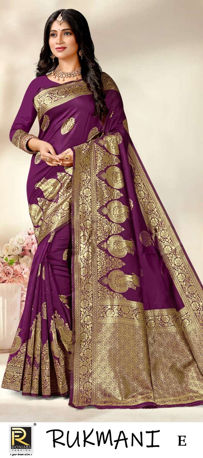 RUKMANI  BY RONISHA SAREE SILK FABRICS SUPER HIT COLLECTION 