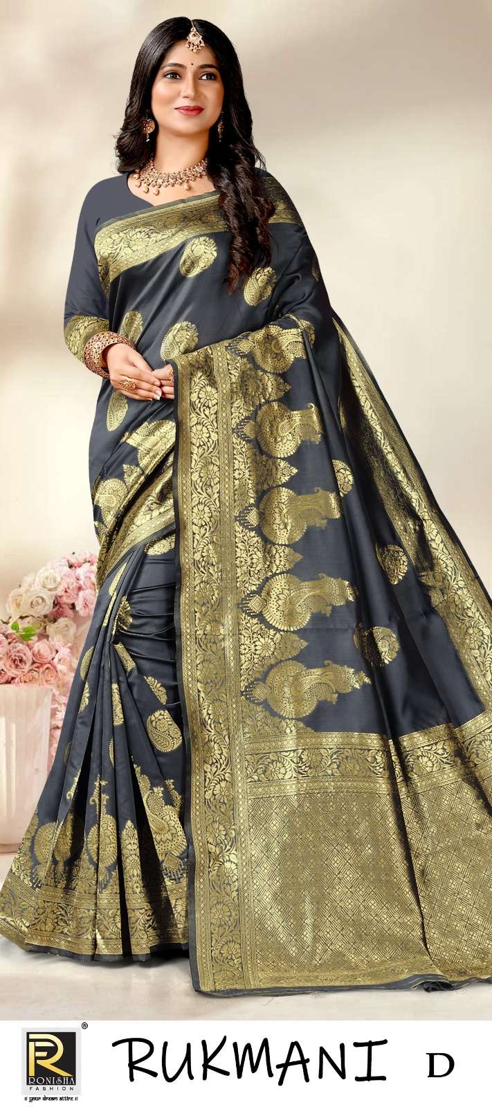 RUKMANI  BY RONISHA SAREE SILK FABRICS SUPER HIT COLLECTION 