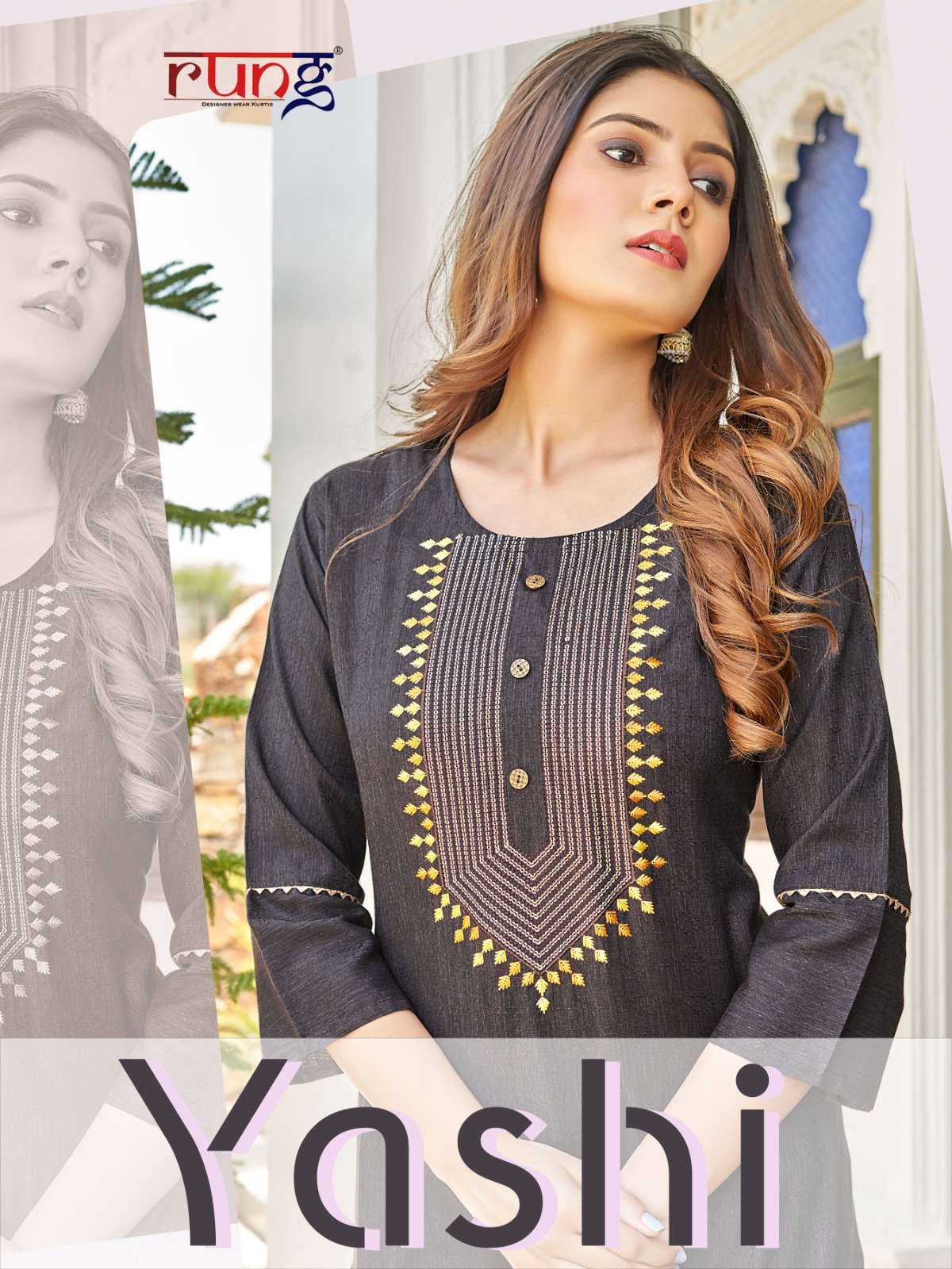 Zeny vol 10 Chinon Silk with fancy Short Kurti collection at best rate