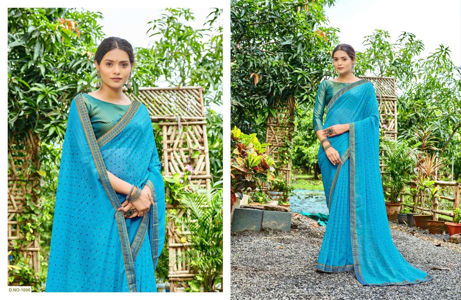 Saroj Prem katha Designer Georgette chiffon Saree Wholesale catalog
