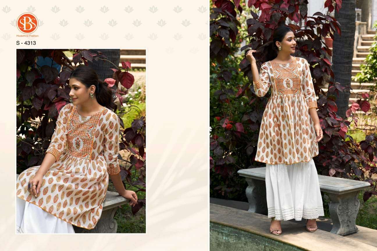 SBS DARSHITA Cotton Kurti Wholesale catalog