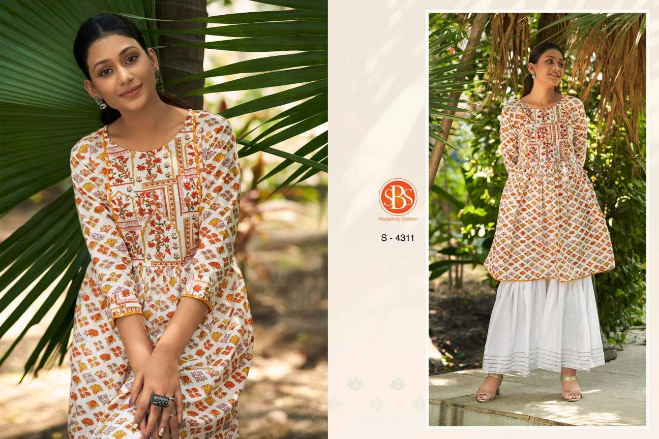 SBS DARSHITA Cotton Kurti Wholesale catalog