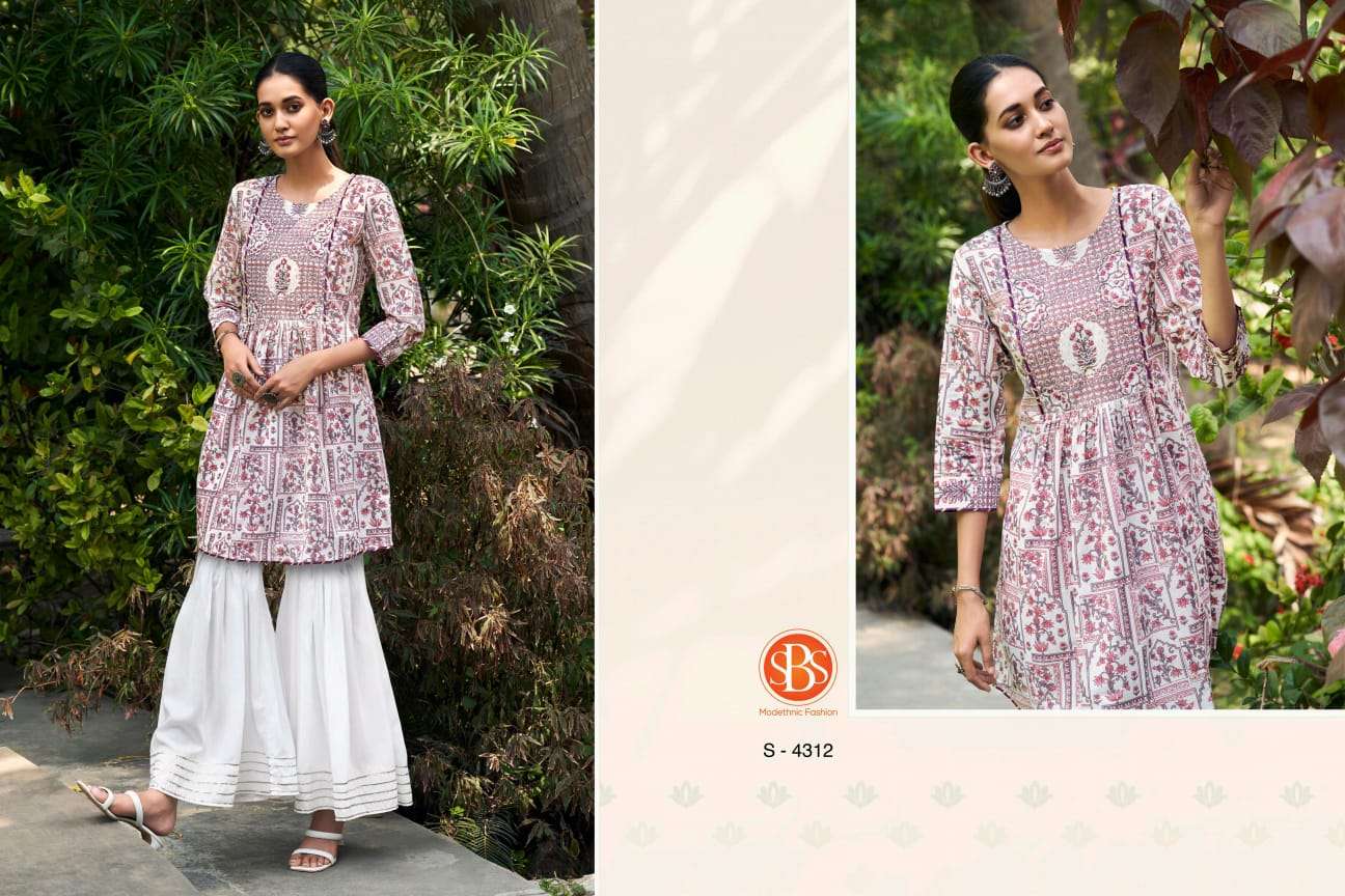 SBS DARSHITA Cotton Kurti Wholesale catalog