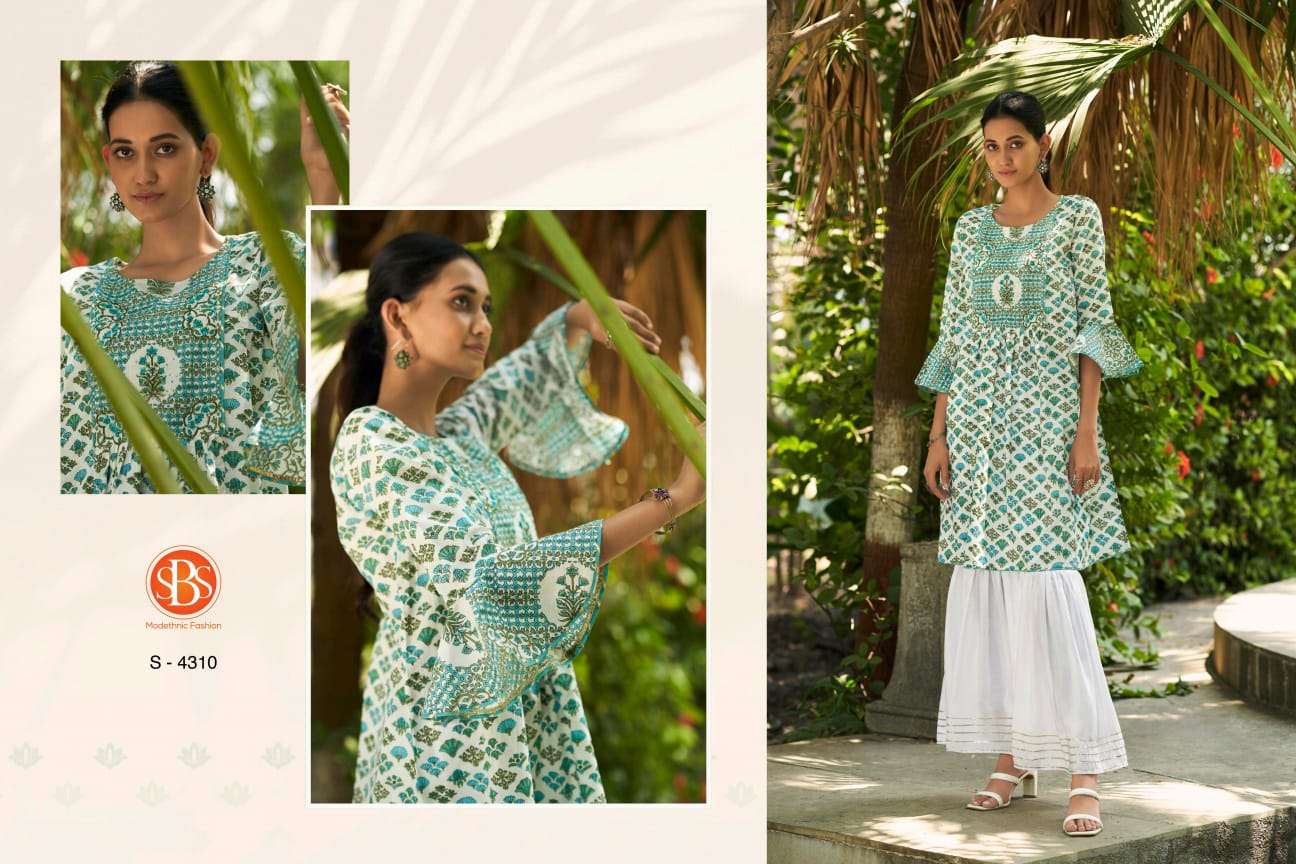 SBS DARSHITA Cotton Kurti Wholesale catalog