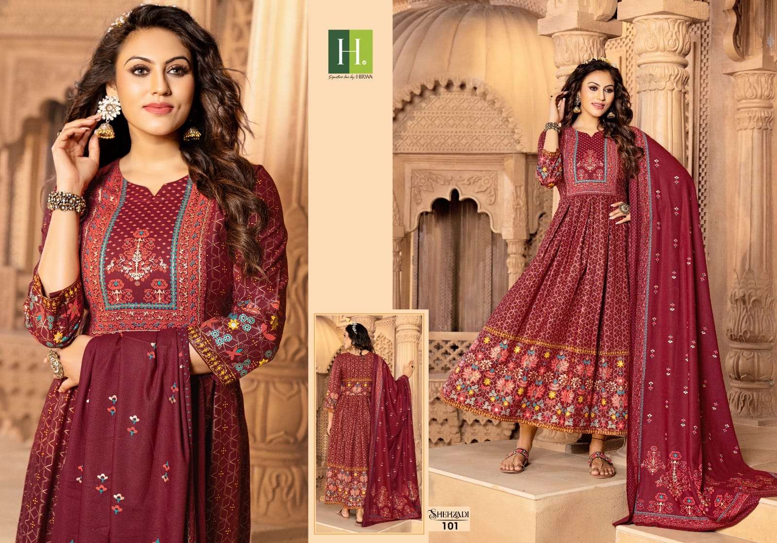 Shehzadi Rayon Foil Prints Kurti Wholesale catalog