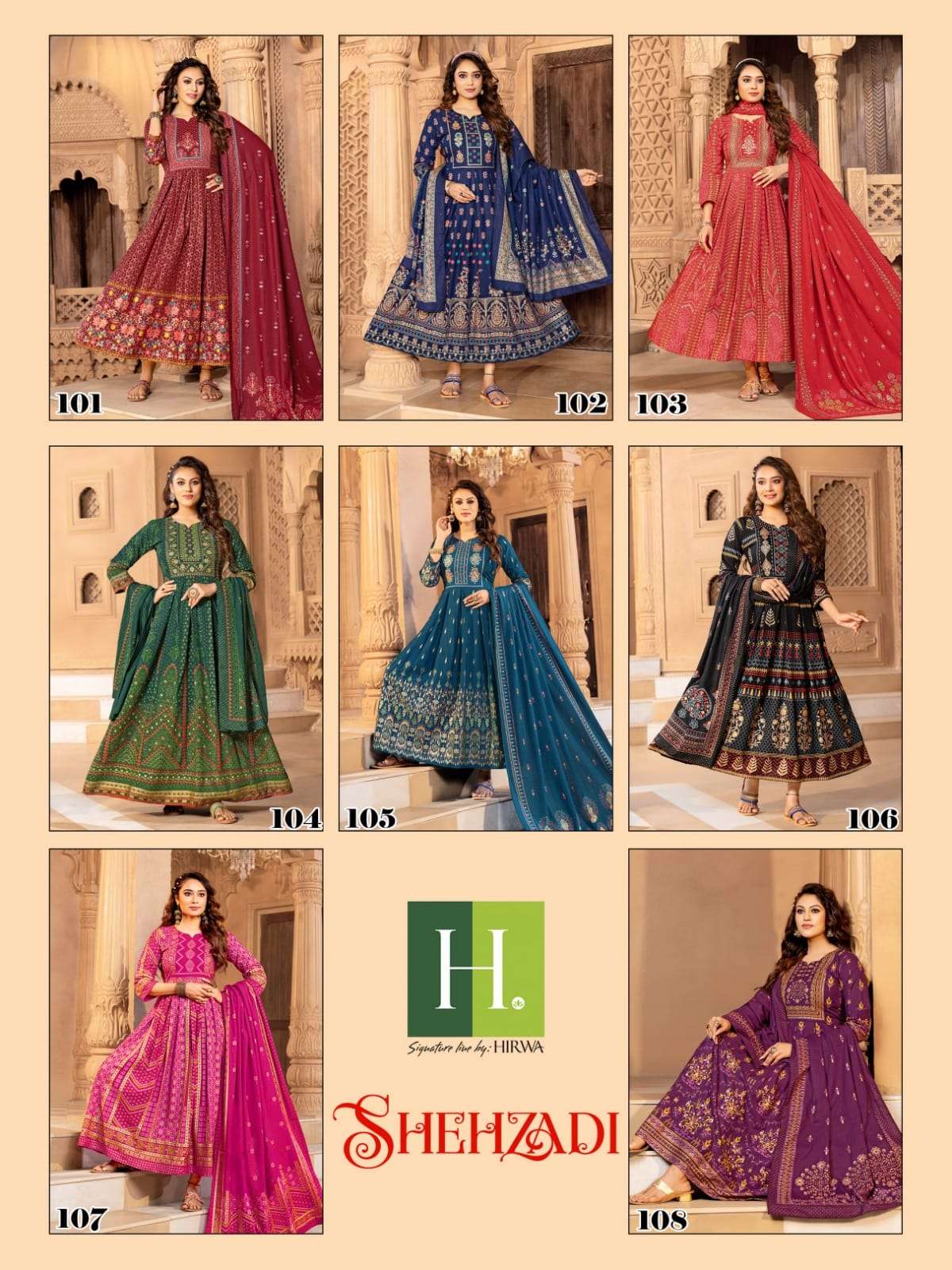 Shehzadi Rayon Foil Prints Kurti Wholesale catalog