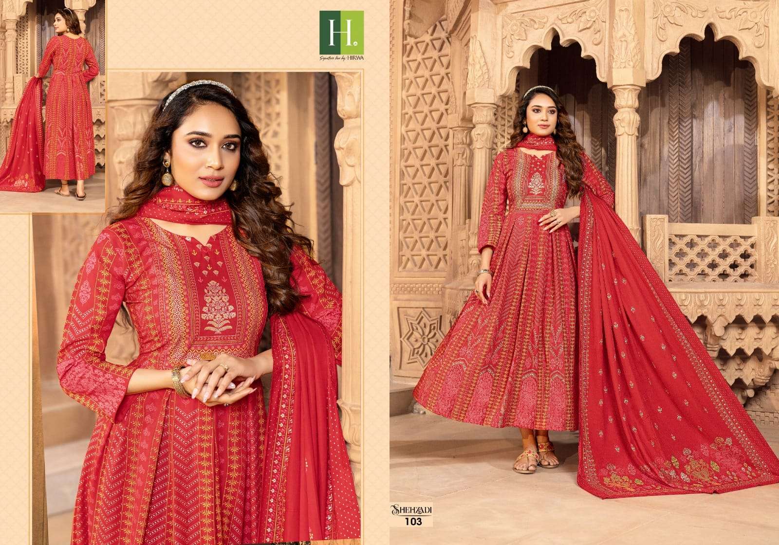Shehzadi Rayon Foil Prints Kurti Wholesale catalog