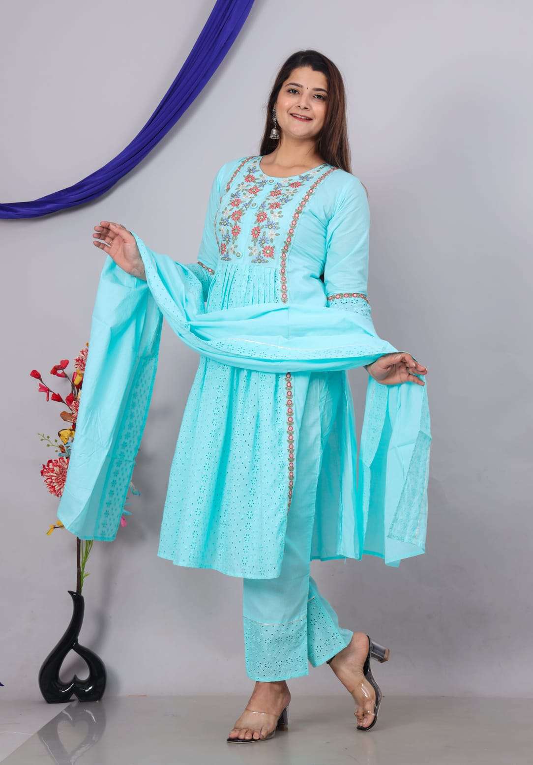 Shiffali Vol - 2 Cotton Nyra cut Kurti Wholesale catalog