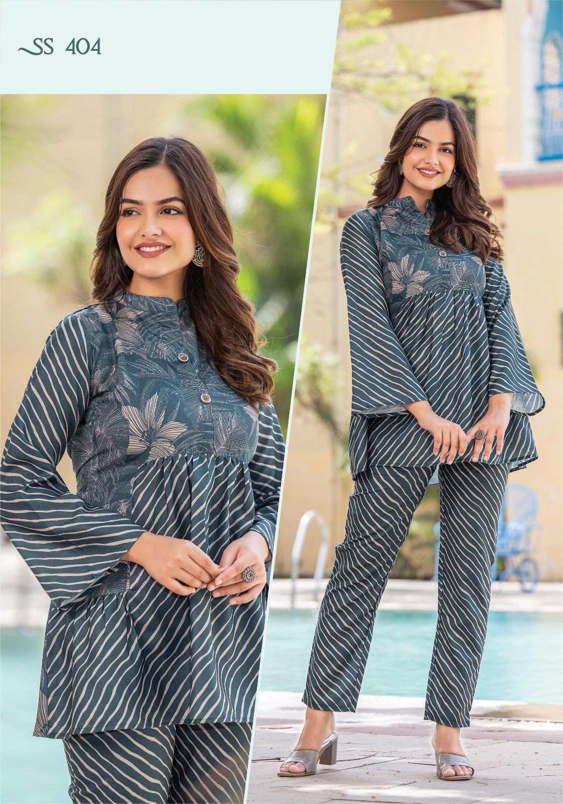 SHO-SHAA VOL.04 CORD-SETS KURTI WHOLESALE CATALOG
