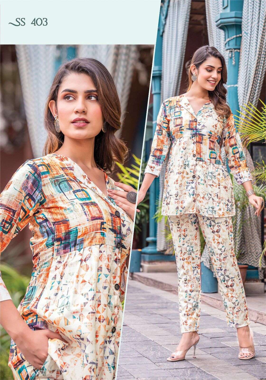 SHO-SHAA VOL.04 CORD-SETS KURTI WHOLESALE CATALOG