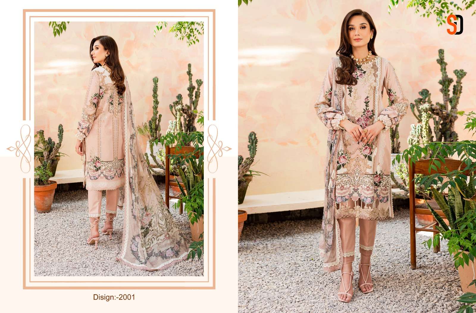 Shraddha Queen Court Vol 2 Chiffon Dupatta Pakistani Salwar Suits Wholesale catalog