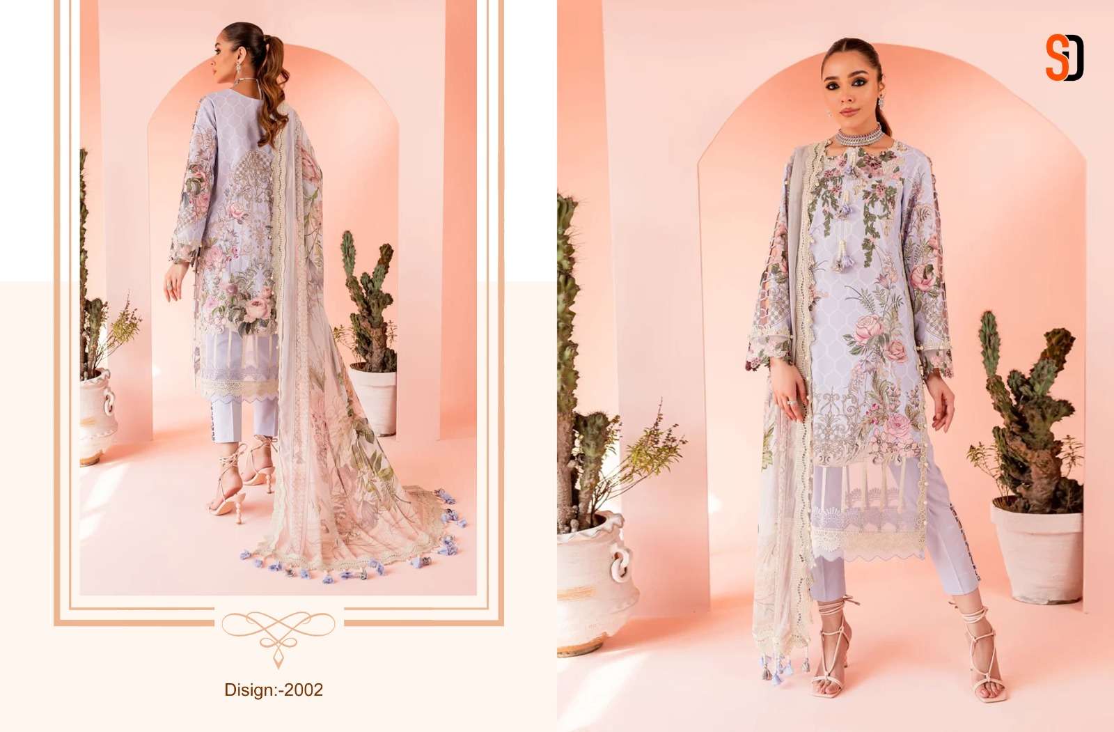 Shraddha Queen Court Vol 2 Chiffon Dupatta Pakistani Salwar Suits Wholesale catalog
