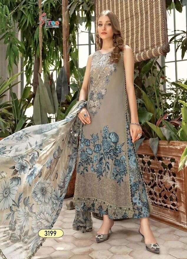 Shree M Prints Spring Summer 23 Vol 3 Chiffon Dupatta Salwar kameez Wholesale catalog