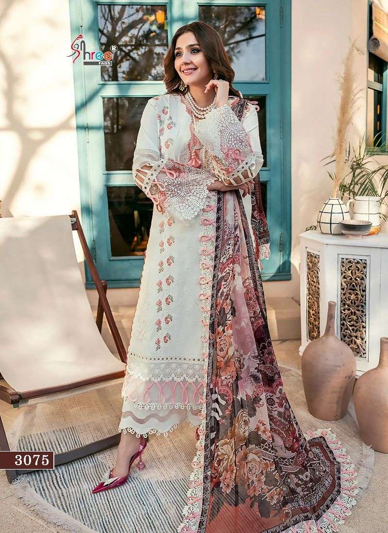Shree Ombre Nx Lawn Collection Cotton Dupatta Salwar Suits Wholesale catalog