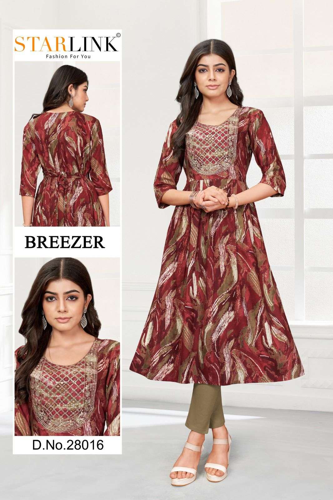 STARLINK BREEZER Kurti Wholesale catalog